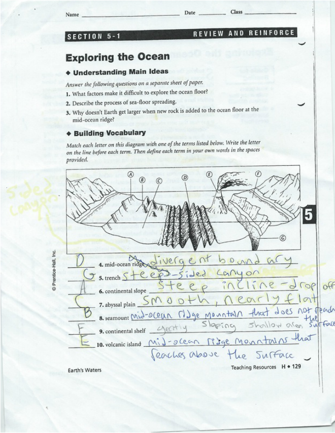 Sea Floor Spreading Lab Worksheet Answers Review Home Decor